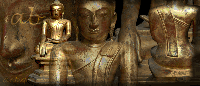 Extremely Rare 18C Bronze Burma Shan Buddha #068-2